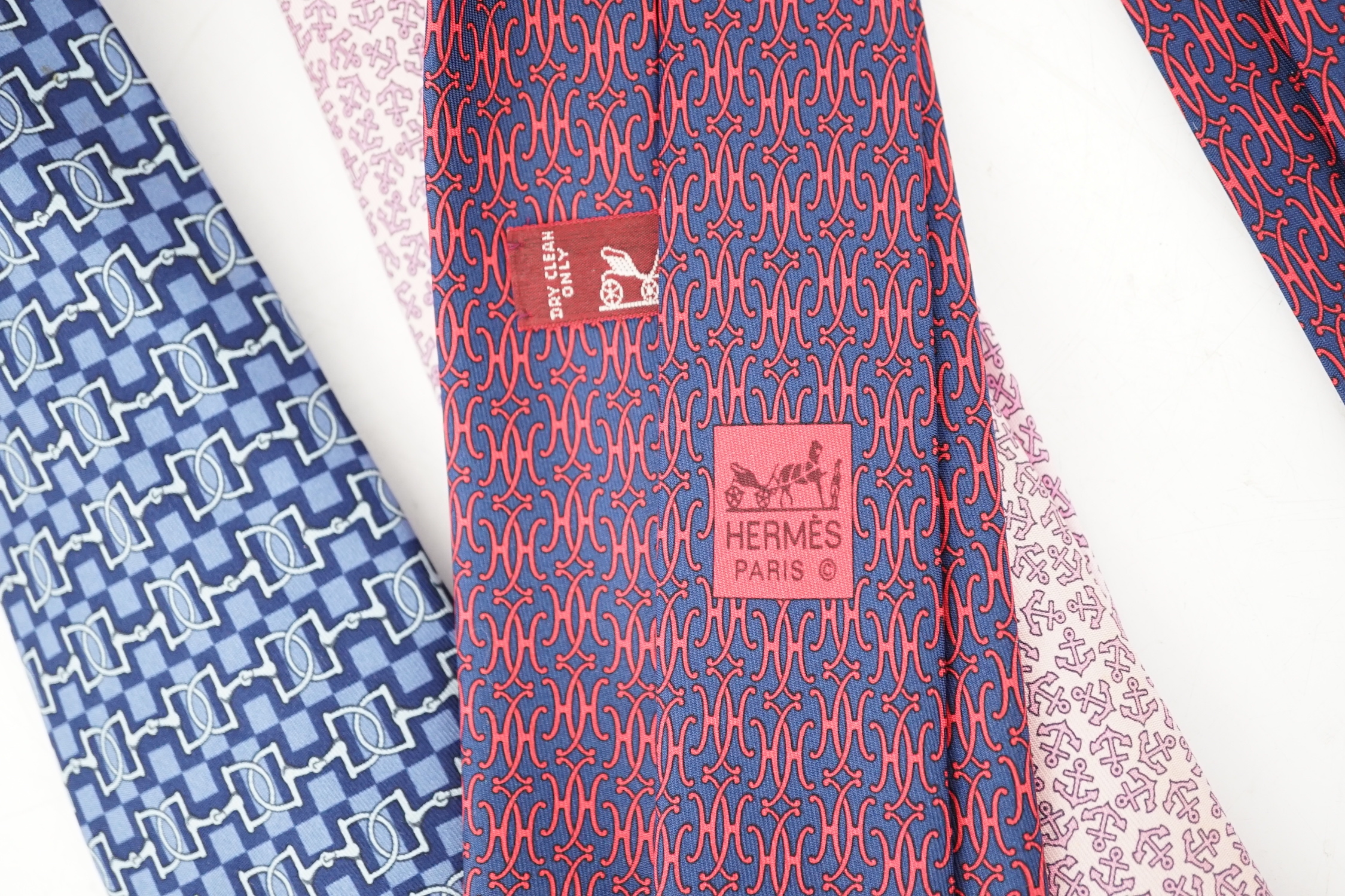 Three Hermès ties